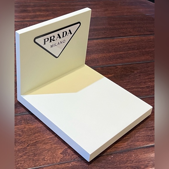 PRADA “L-Shaped” Counter Display Magnetic Logo-BRAND NEW-Retail Branded Display - Picture 3 of 16